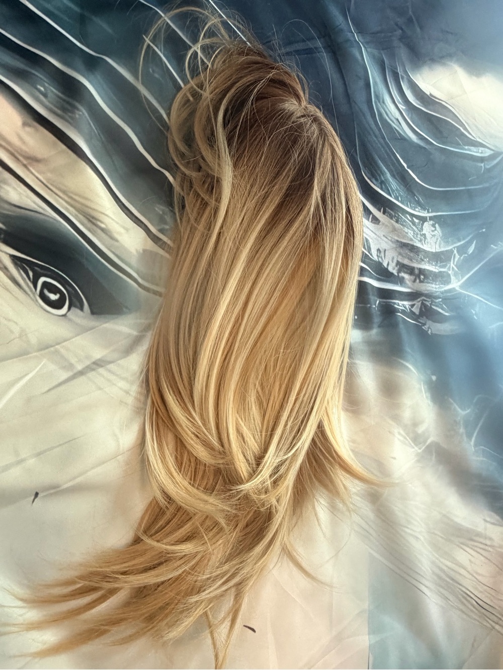 Blonde Clip-In Hair Extension - Natural-Look Women's Hair